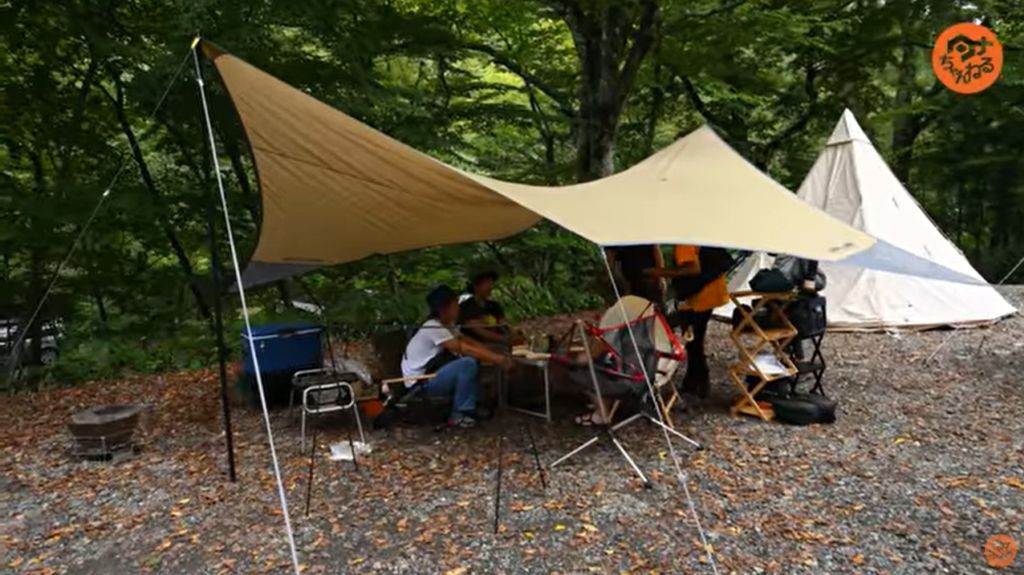 道志の森キャンプ場　男　キャンパー